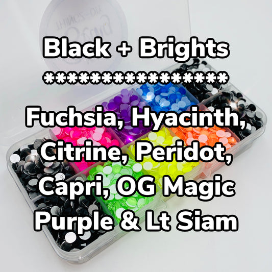 Tumbler Template Bling Box - #63 Black + Brights