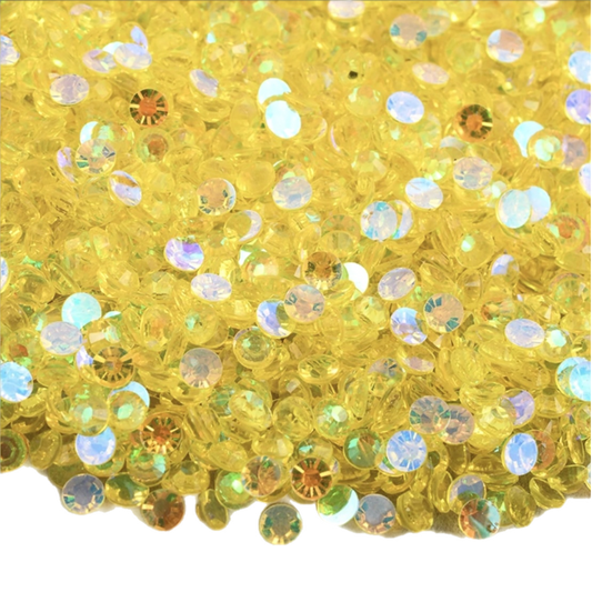 Magic Citrine Resin Rhinestones