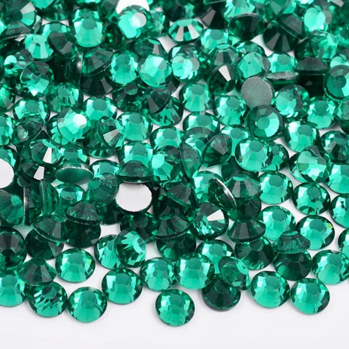 Green Zircon Glass Crystals