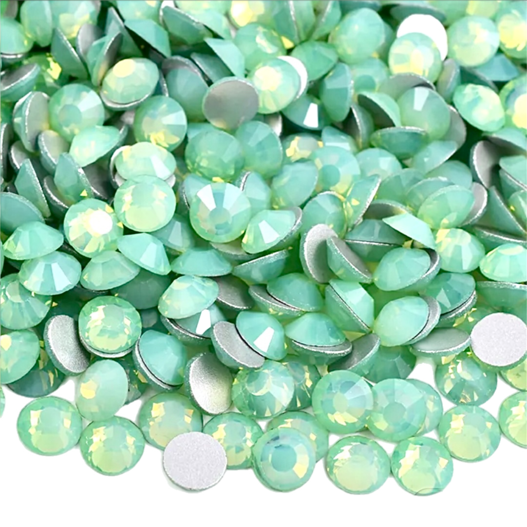 Green Opal Glass Crystals