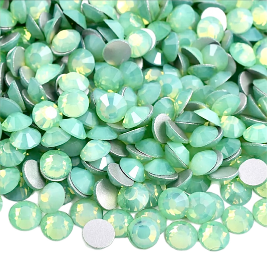 Green Opal Glass Crystals