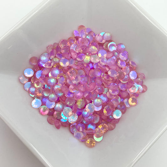 Magic Pink Glass Crystals